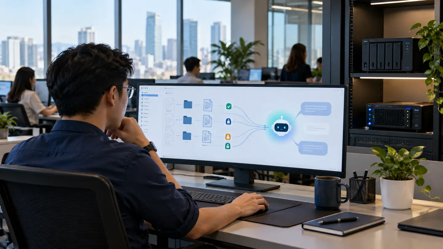 Business technology comparison and modernisation visual