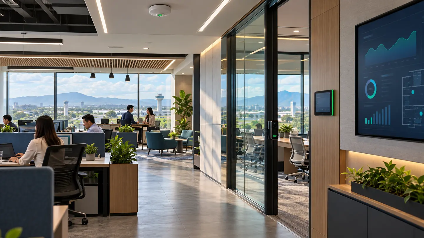 Existing CCTV & Biometric System Automation — installed or configured for a modern business workplace